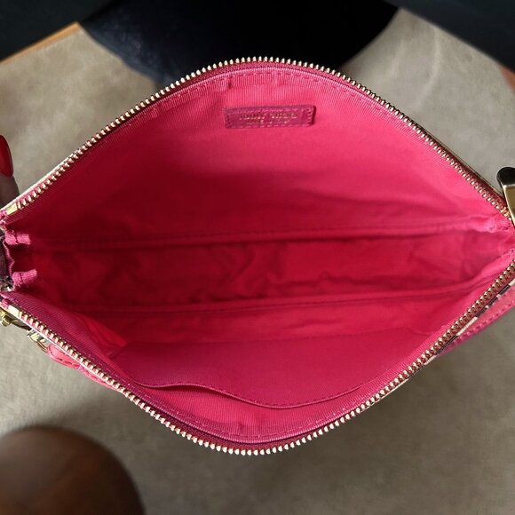 JIMMY CHOO Coated Canvas Pouchette RARE!! - Picture 5 of 7